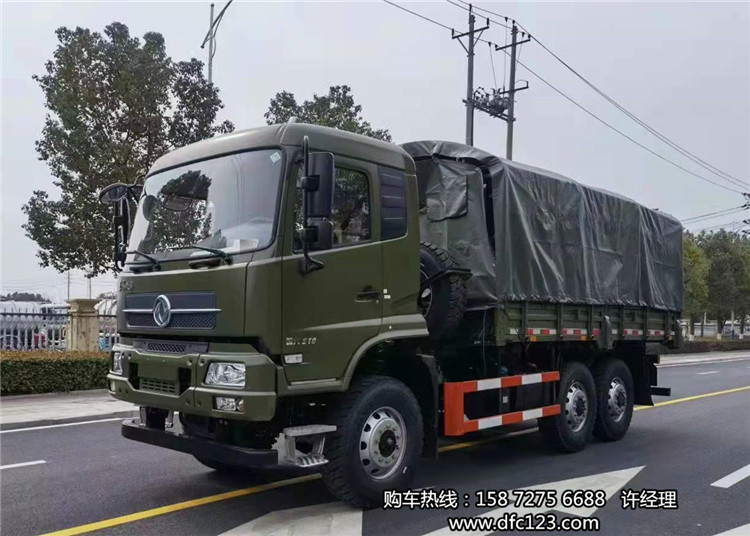東風六驅消防救援應急運兵車--六驅6x6越野載貨車