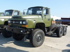尖頭越野自卸車WS3250F，長頭越野載貨車底盤，長頭6X6前驅沙漠工程自卸車