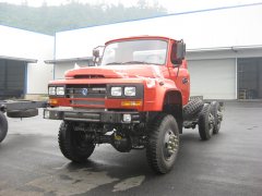WS3250F尖頭6X6六驅越野自卸車，長頭六驅越野自卸車底盤價格