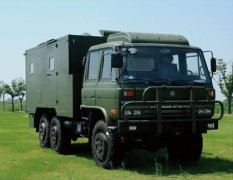 東風六驅越野炊事車價格，6×6全驅雙排越野自行式炊事車廠價直銷