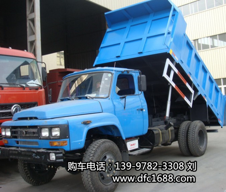 四驅尖頭自卸貨車 東風4×4自卸車_4驅越野自卸車