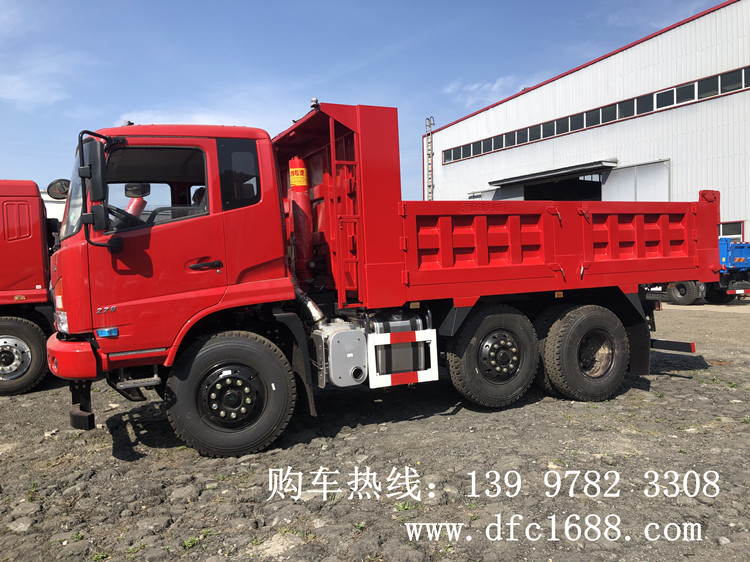 三軸提升橋前二后六自卸4米6，天錦三軸浮動橋的前二后六自卸車