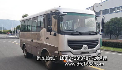 國六排放東風四驅越野客車，國六四驅17-19座越野客車報價